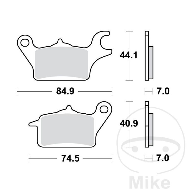 Pastillas de Freno TRW 7370031 | Recambios Moto | Motos Camaral