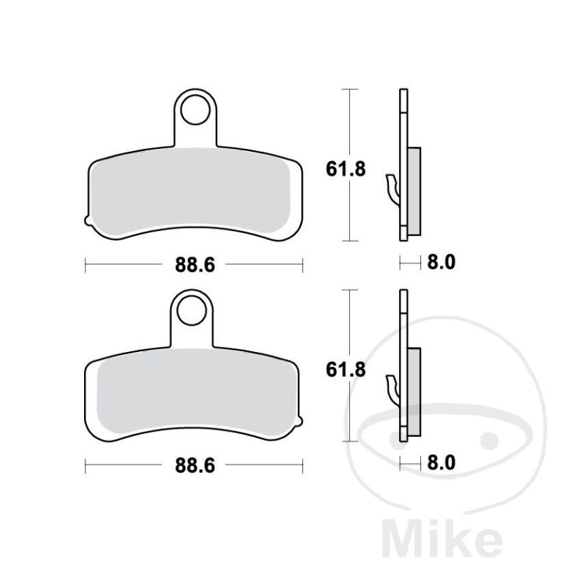 Pastillas de Freno PC TRW 7370081 | Motos Camaral