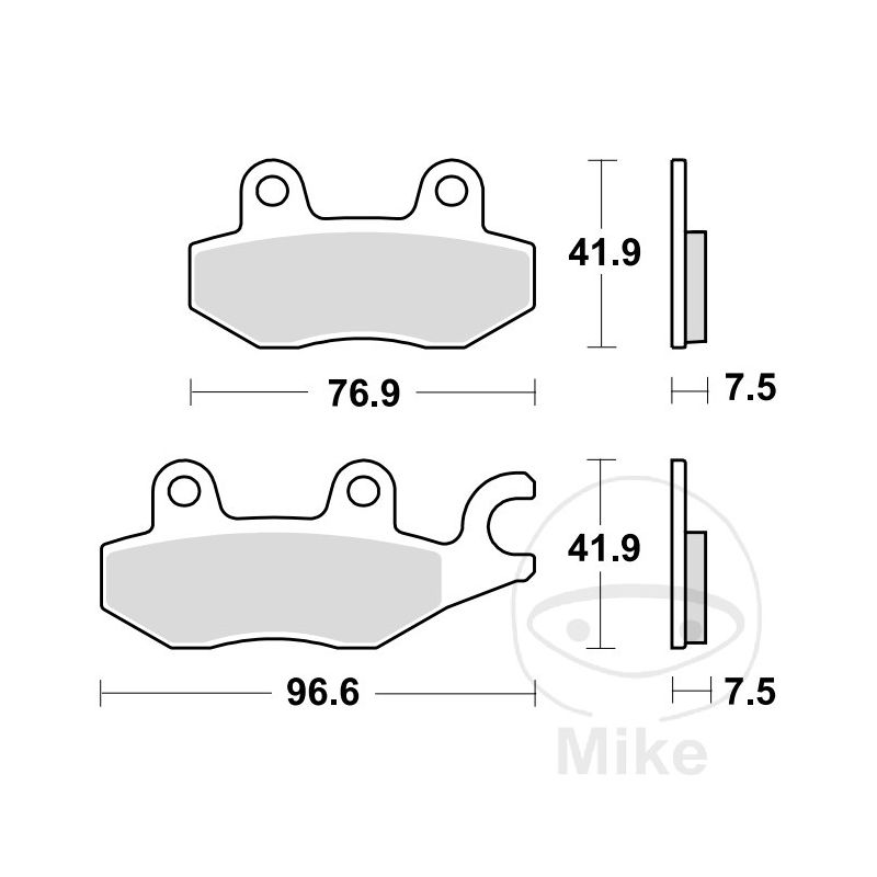 Pastillas de Freno Sinter Delantero TRW 7322886 | Motos Camaral