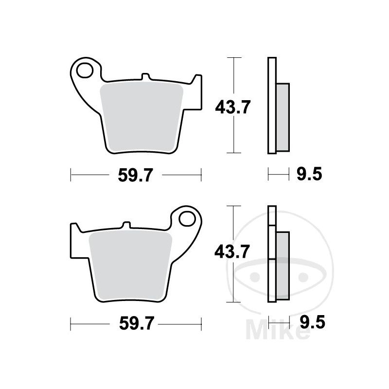 Pastillas de Freno Sinter RSI TRW | Motos Camaral