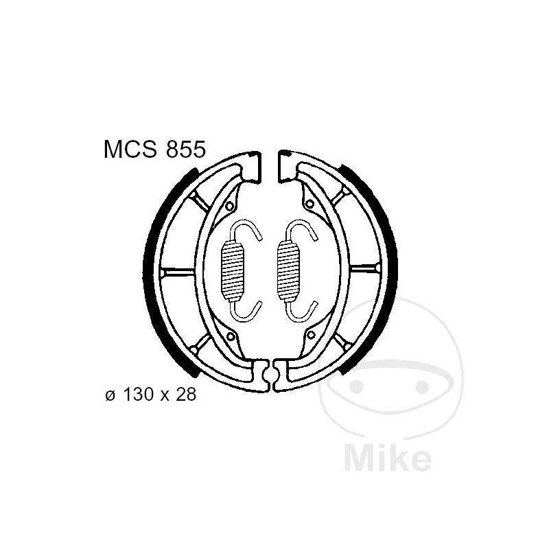 Zapatas de freno con muelle TRW 7328131 | Motos Camaral