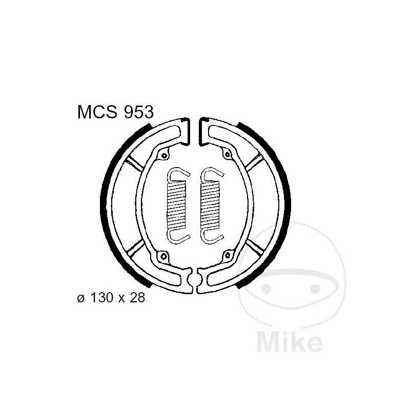 Zapatas de freno con muelle TRW 7328206 | Motos Camaral
