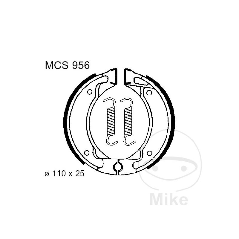 Zapatas de freno con muelle TRW 7372139 | Motos Camaral