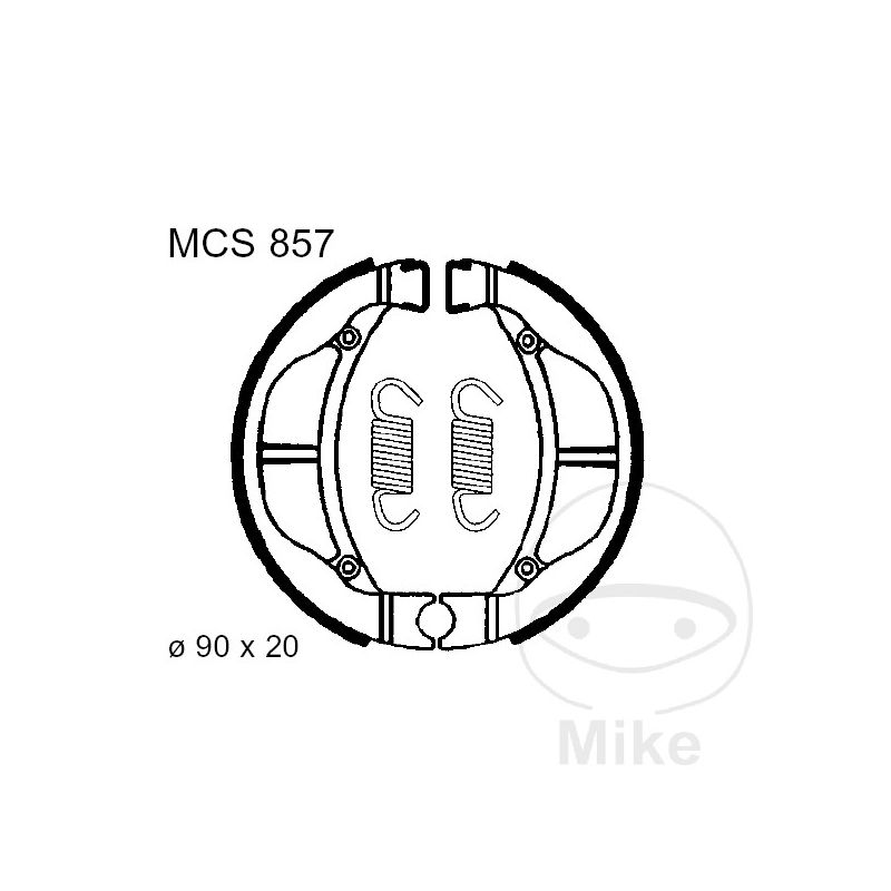 Zapatas de Freno con Muelle TRW 7378532 | Motos Camaral