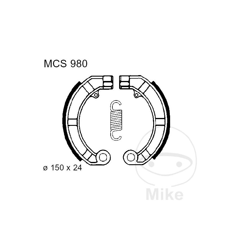 Zapatas de freno con muelle TRW 7328354 | Motos Camaral