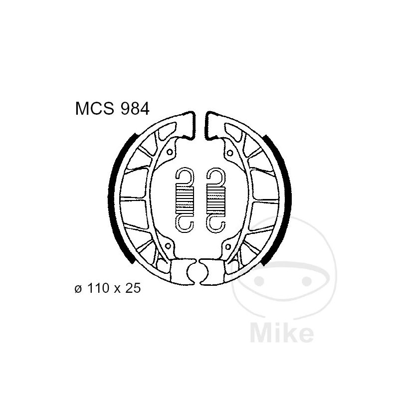 Zapatas de Freno con Muelle TRW 7378615 | Motos Camaral