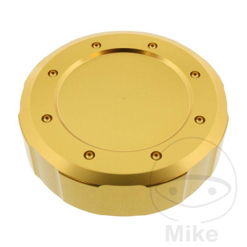 Tapa Depósito Líquido Frenos 61mm Aluminio Dorado | Motos Camaral