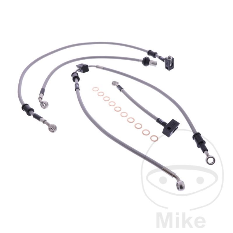 Kit Latiguillos de Freno Metálicos 5 Piezas | Motos Camaral