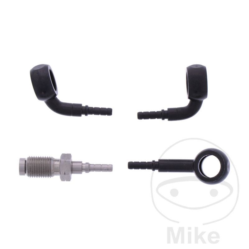 Latiguillo de Freno Metálico Kit 2 Piezas Negro | Motos Camaral