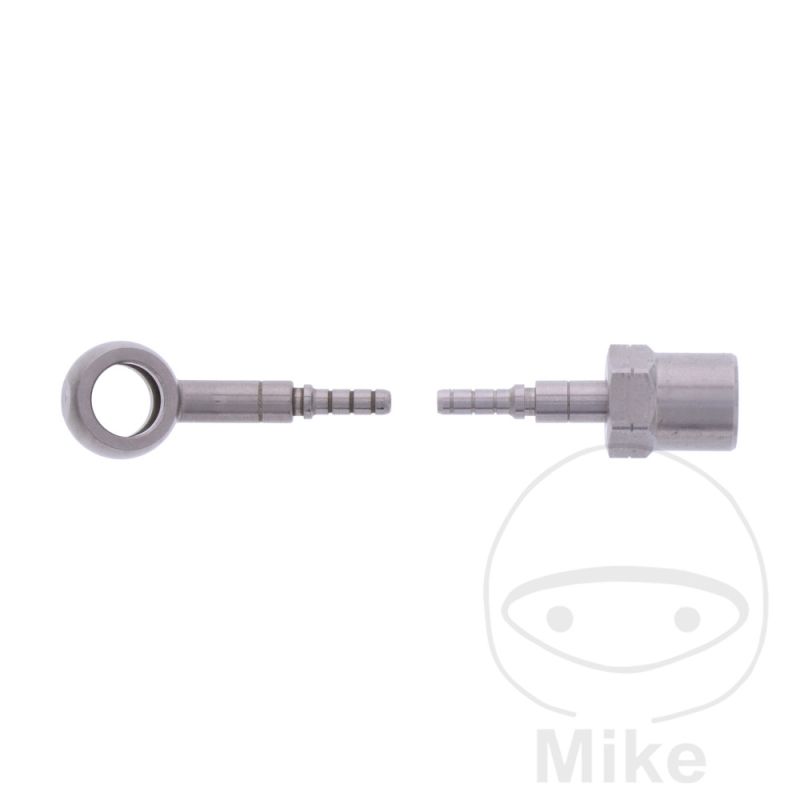 Latiguillo de Freno Metálico Kit Conexión Plateado | Motos Camaral