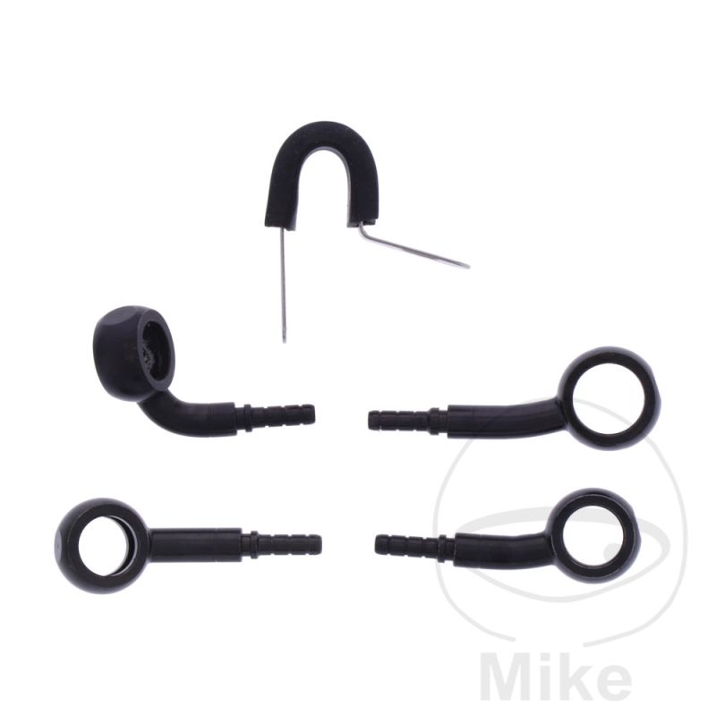 Latiguillo de Freno Metálico Kit 2 Piezas Negro | Motos Camaral