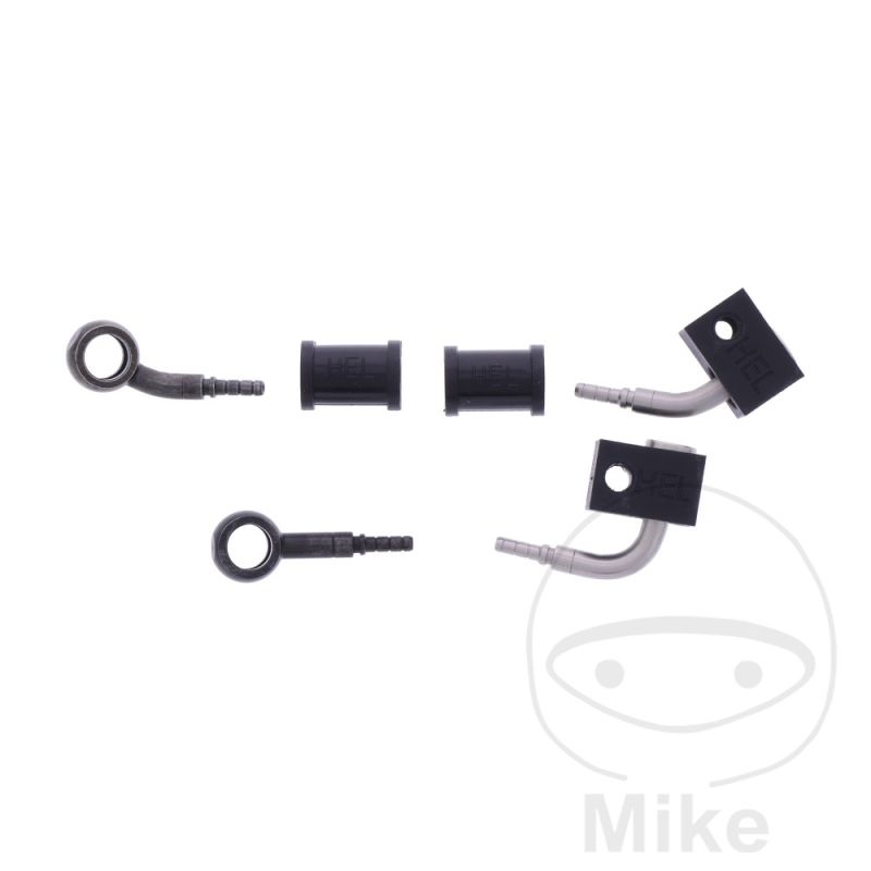 Latiguillo de Freno Metálico Kit 2 Piezas Negro | Motos Camaral