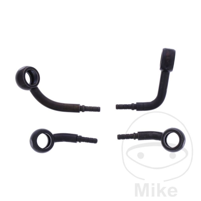 Latiguillo de Freno Metálico Kit 2 Piezas Negro | Motos Camaral