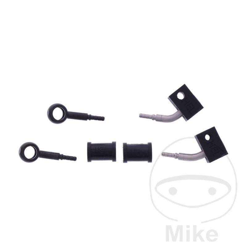 Latiguillo de Freno Metálico Kit 2 Piezas Negro | Motos Camaral
