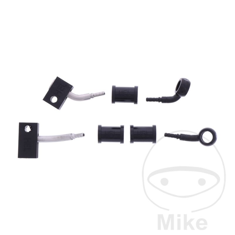 Latiguillo de Freno Metálico Kit 2 Piezas Negro | Motos Camaral