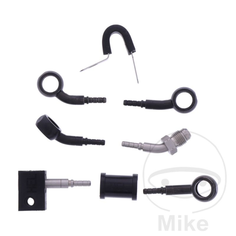 Latiguillo de Freno Metálico Kit 3 Piezas Negro | Motos Camaral