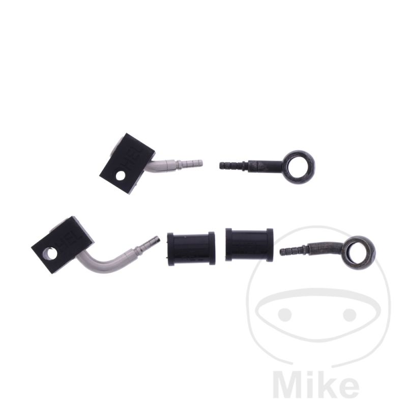 Latiguillo de Freno Metálico Kit 2 Piezas Negro | Motos Camaral