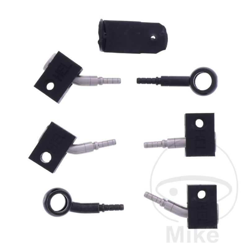 Latiguillo de Freno Metálico Kit 3 Piezas Negro | Motos Camaral