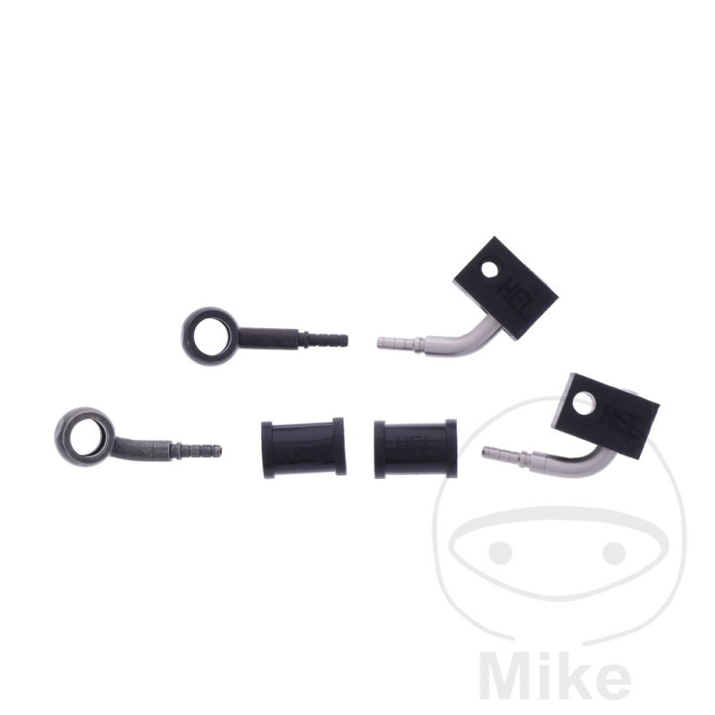 Latiguillo de Freno Metálico Kit 2 Piezas Negro | Motos Camaral