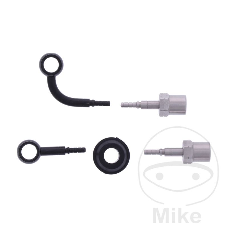 Latiguillo de Freno Metálico Kit 2 Piezas Negro | Motos Camaral