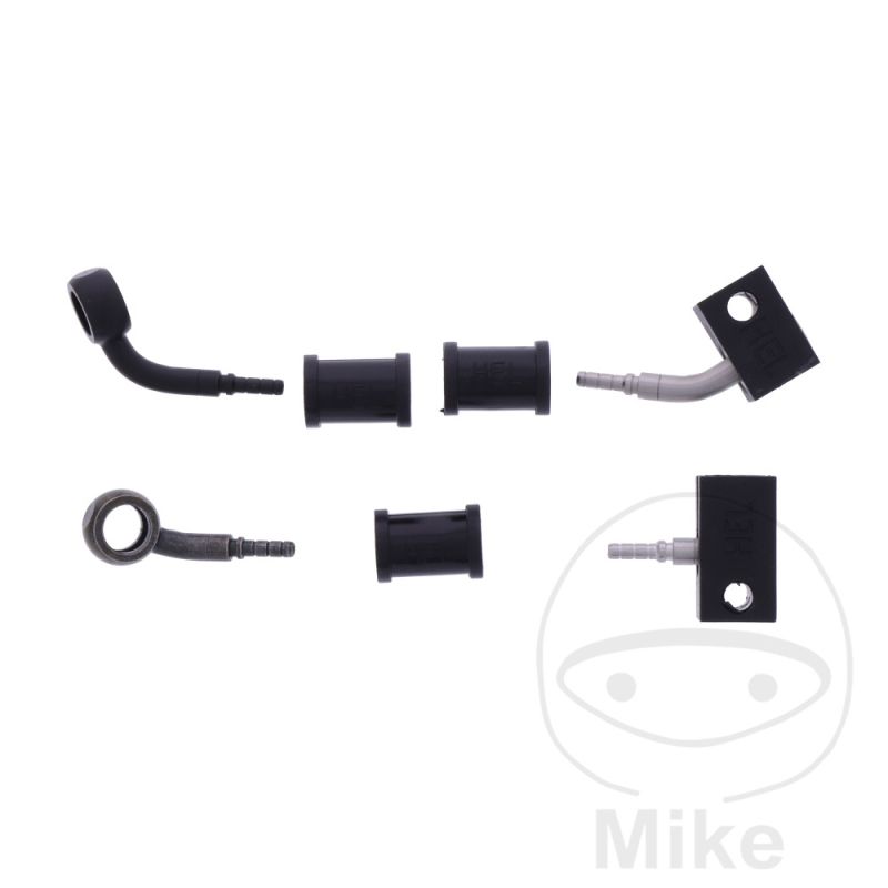 Latiguillo de Freno Metálico Kit 2 Piezas Negro | Motos Camaral