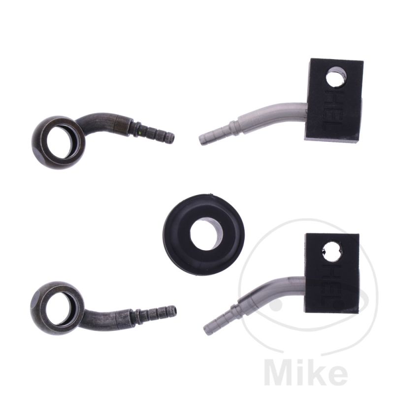 Latiguillo de Freno Metálico Kit 2 Piezas Negro | Motos Camaral