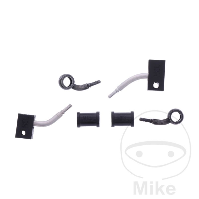 Latiguillo de Freno Metálico Kit 2 Piezas Negro | Motos Camaral