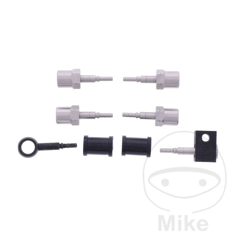 Latiguillo de Freno Metálico Kit 3 Piezas Negro | Motos Camaral