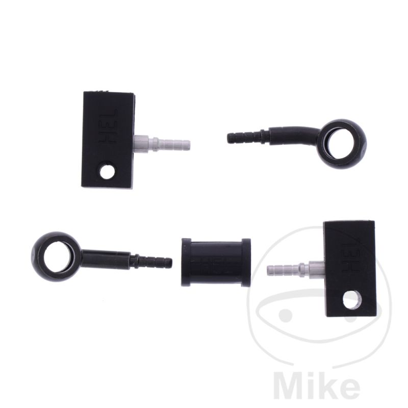 Latiguillo de Freno Metálico Kit 2 Piezas Negro | Motos Camaral