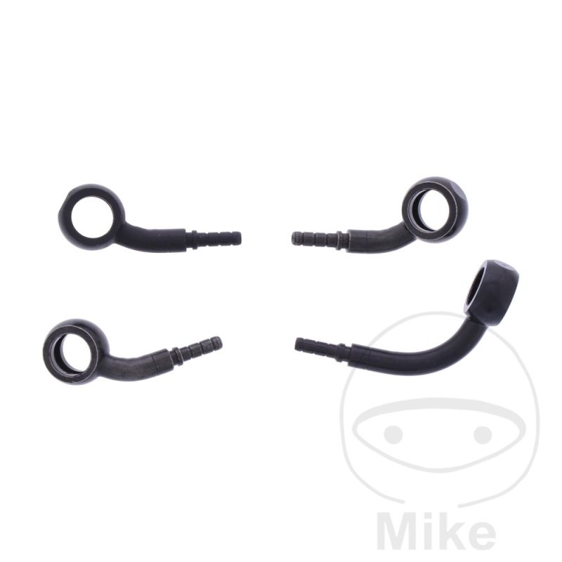 Latiguillo de Freno Metálico Kit 2 Piezas Negro | Motos Camaral