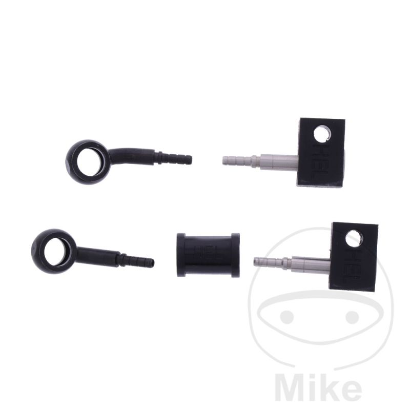 Latiguillo de Freno Metálico Kit 2 Piezas Negro | Motos Camaral