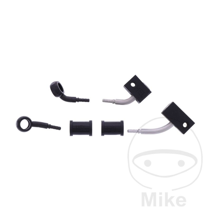 Latiguillo de Freno Metálico Kit 2 Piezas Negro | Motos Camaral