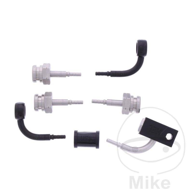 Latiguillo de Freno Metálico Kit 3 Piezas Negro | Motos Camaral