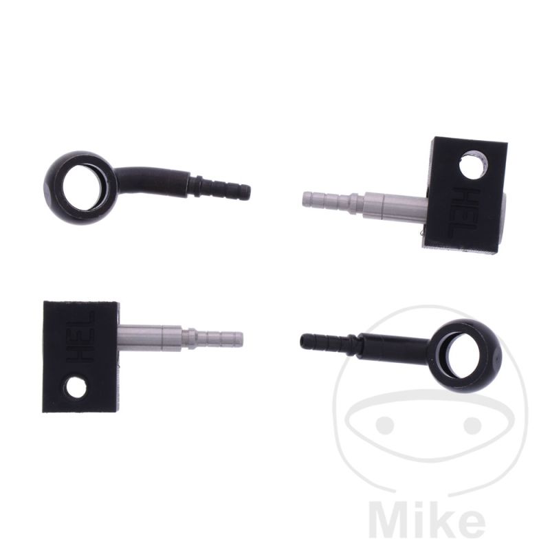 Latiguillo de Freno Metálico Kit 2 Piezas Negro | Motos Camaral
