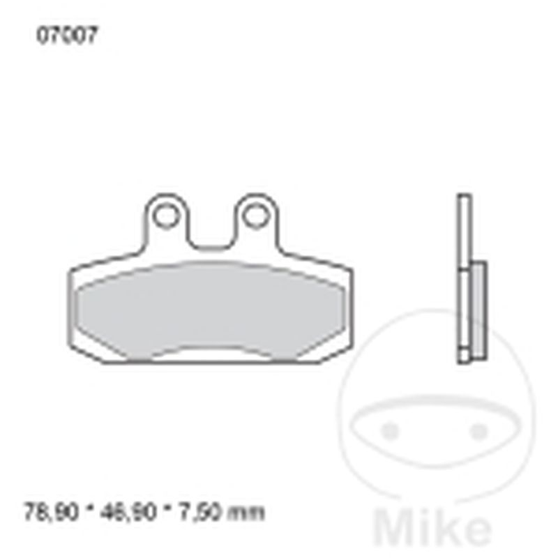 Pastillas de Freno CC Scooter Brembo 7370950 | Motos Camaral