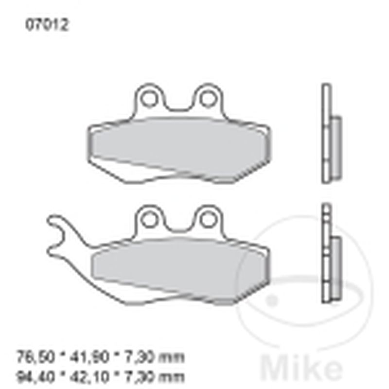 Pastillas de Freno CC Scooter Brembo 7378698 | Motos Camaral