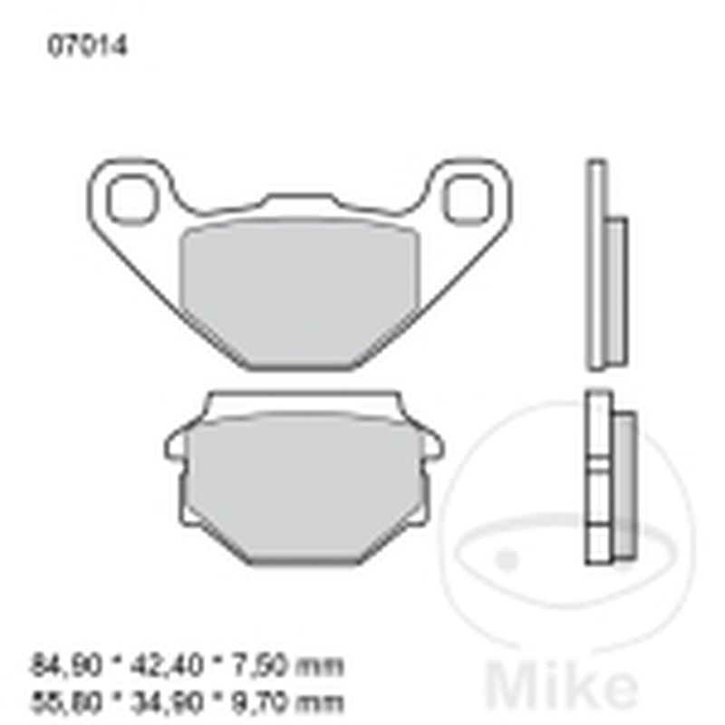 Pastillas de Freno CC Scooter Brembo 7375397 | Motos Camaral