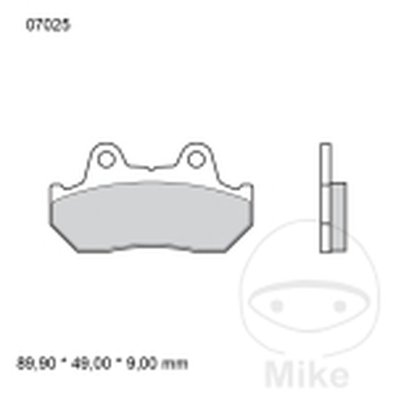 Pastillas de Freno CC Scooter Brembo 7326846 | Motos Camaral