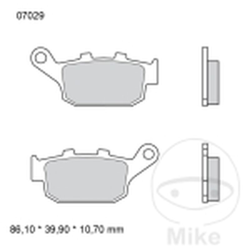 Pastillas de Freno CC Scooter Brembo 7372360 | Motos Camaral