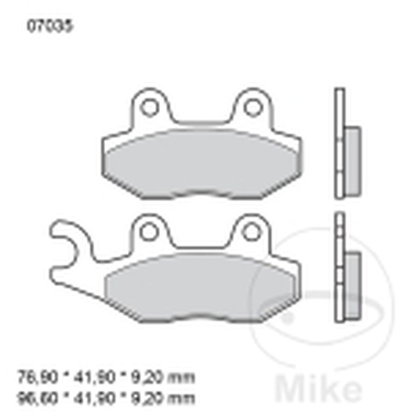Pastillas de Freno CC Scooter Brembo 7320529 | Motos Camaral