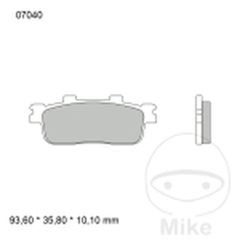 Pastillas de Freno CC Scooter Brembo 7320914 | Motos Camaral