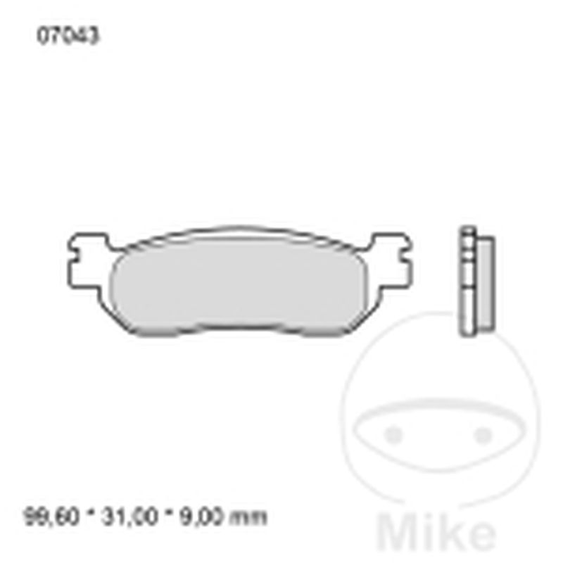 Pastillas de Freno CC Scooter Brembo 7321680 | Motos Camaral