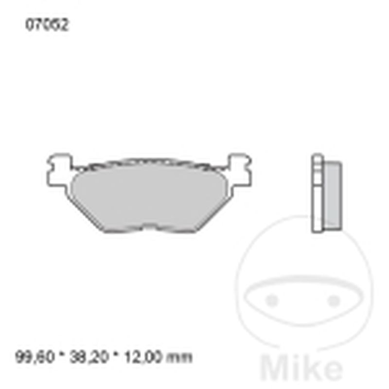 Pastillas de Freno CC Scooter Brembo 7322696 | Motos Camaral