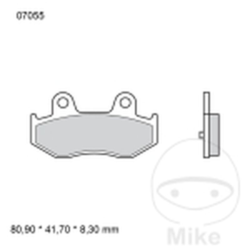 Pastillas de Freno CC Scooter Brembo 7320880 | Motos Camaral