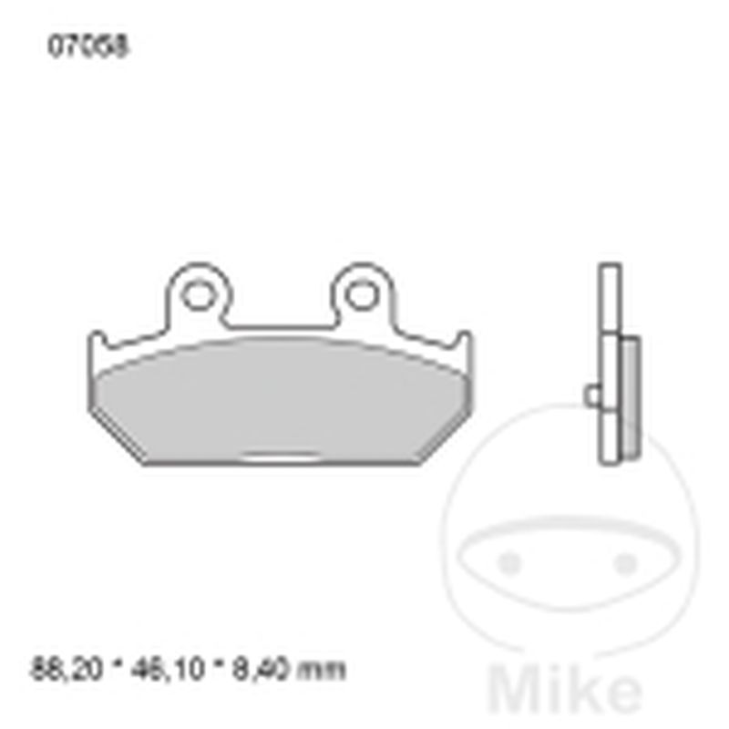 Pastillas de Freno CC Scooter Brembo 7320898 | Motos Camaral