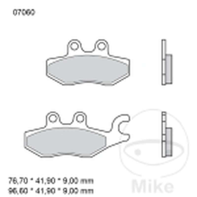 Pastillas de Freno CC Scooter Brembo 7321102 | Motos Camaral