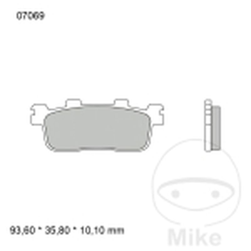 Pastillas de Freno CC Scooter Brembo 7323520 | Motos Camaral