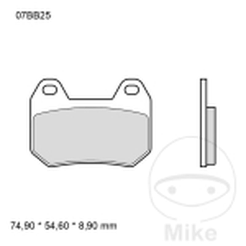 Pastillas de freno CA KE Brembo | Altn 7324064 | Motos Camaral