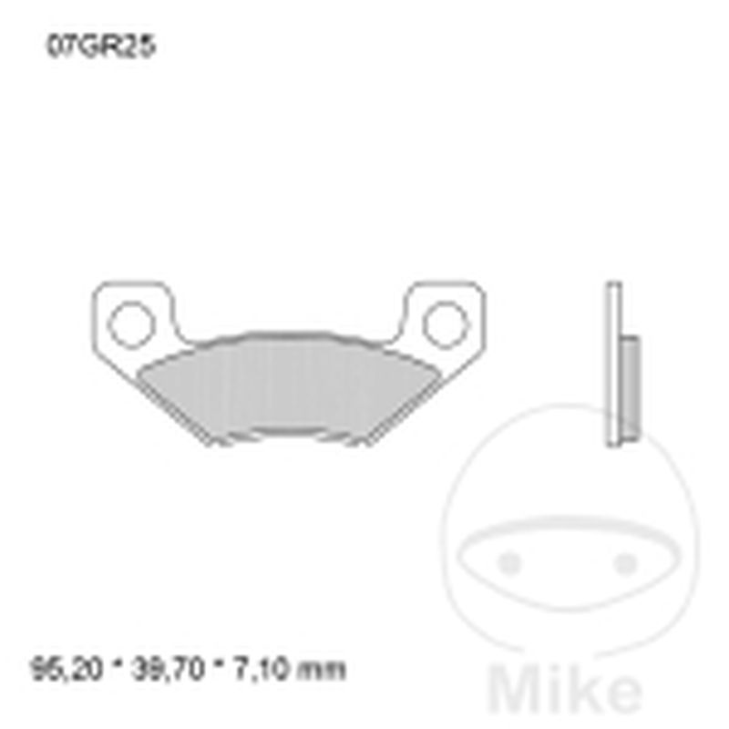 Pastillas de Freno Sinter SD Brembo 7320025 | Motos Camaral