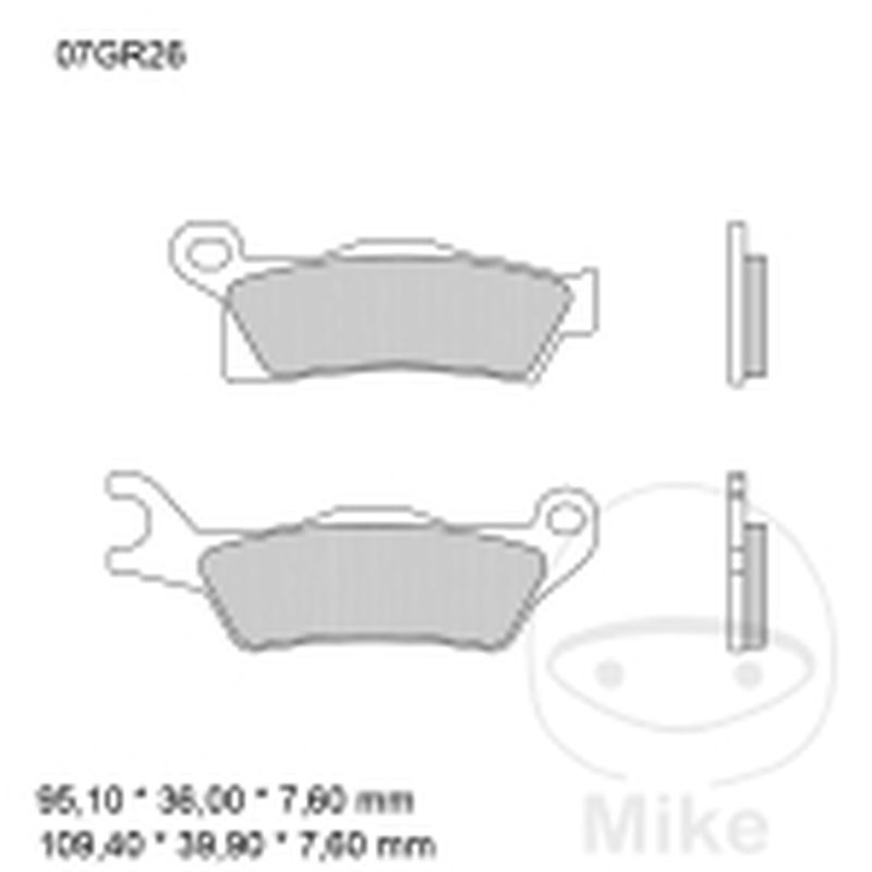 Pastillas de Freno Sinter SD Brembo 7370018 | Motos Camaral